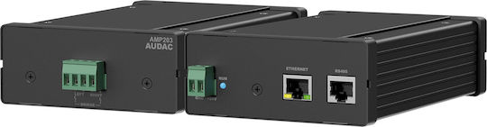 Audac AMP203 Τελικός Ενισχυτής Hi-Fi Stereo Μαύρος