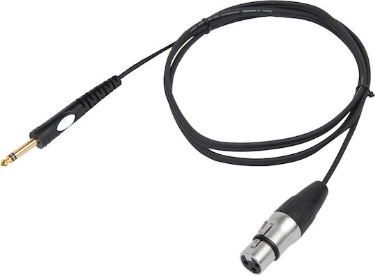 BST Cable XLR male - 6.3mm male Μπλε 3m (6.35mm)