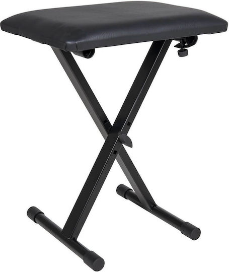 Gewa KB-10B Adjustable Keyboard Bench Black L43xW31xH41-47cm