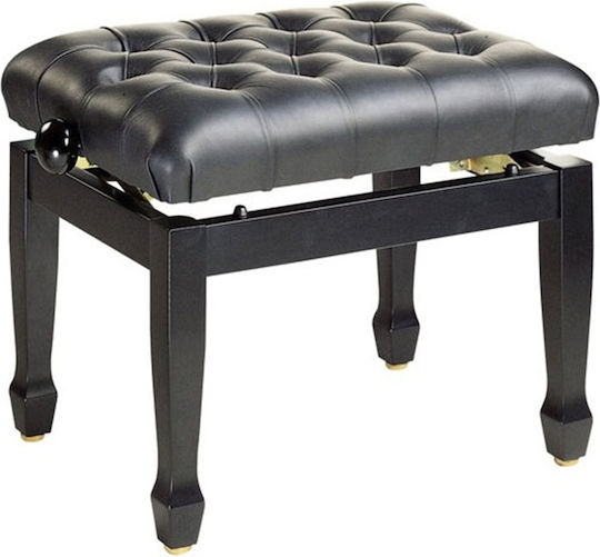 Stagg PB85 BKP Stool Piano Adjustable High Gloss Black L58xW42xH45-54cm