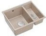 GraniteQ Υποκαθήμενος Inox Brushed Μ56xΠ46cm Μπεζ