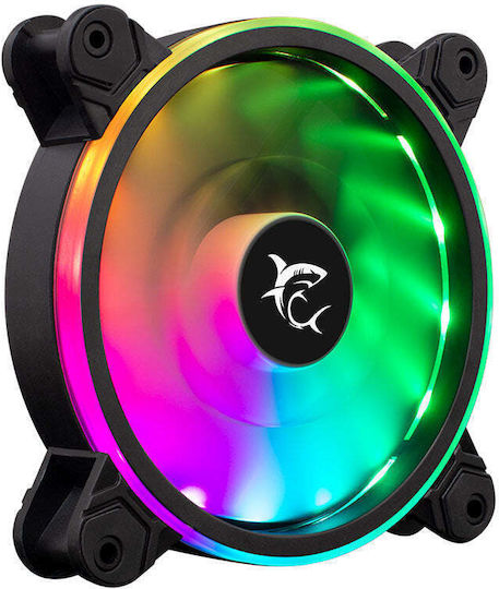 White Shark GCF-S028-004 Case Fans 120mm 1100rpm 25cfm with ARGB Lighting Pack of 3