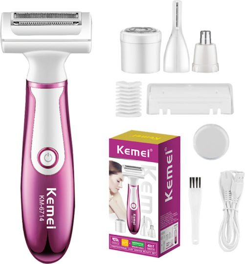 Kemei Epilator Machine Epilator for Face, Body & Bikini KM-6714