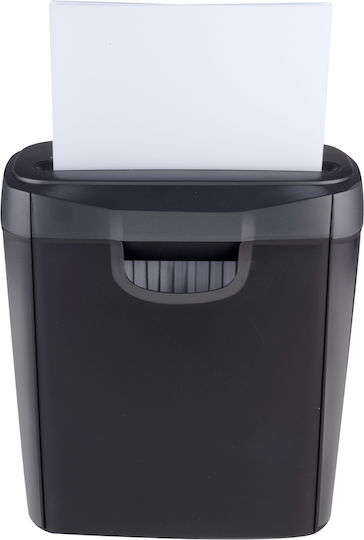 Alpina Appliances Distrugător de Documente Tăietură în bandă 6 Foi cu Coș 10lt