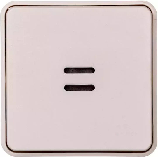Legrand Plexo Μπουτόν Κλιμακοστασίου Φωτεινό IP55 σε Λευκό Χρώμα 070732