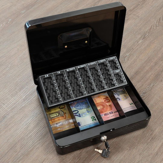 Black & Decker Cash Box with Lock Black 24007