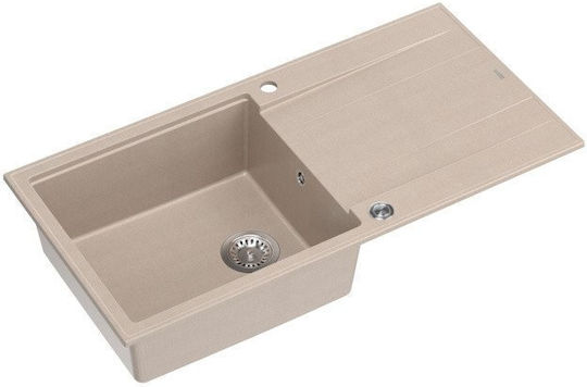 GraniteQ Ένθετος Inox Μ100xΠ50cm Μπεζ