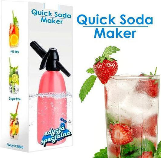 Saturator Art Quick Soda Maker Sa-01f Pink