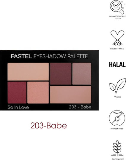 Pastel Pastel Lidschattenpalette in fester Form So In Love203
