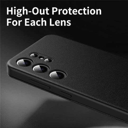 Wallet Δερμάτινο Μαύρο (Galaxy S24 Ultra)