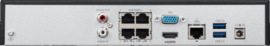 BCS BCS-P-NVR0401-4K-4P Καταγραφικό