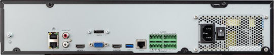 BCS BCS-P-NVR1604R-A-4K-III Surveillance Video Recorder with 4K Resolution