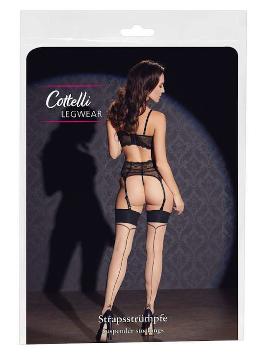 Cottelli Collection Sexy Κάλτσες Μαύρες