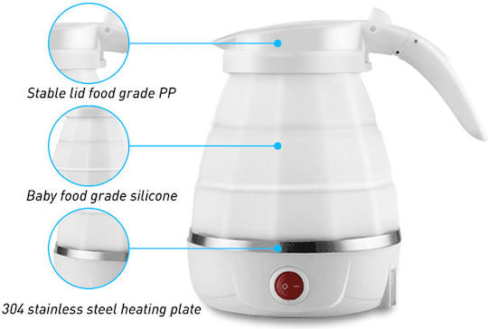 Reisekessel 600ml 600W Weiß