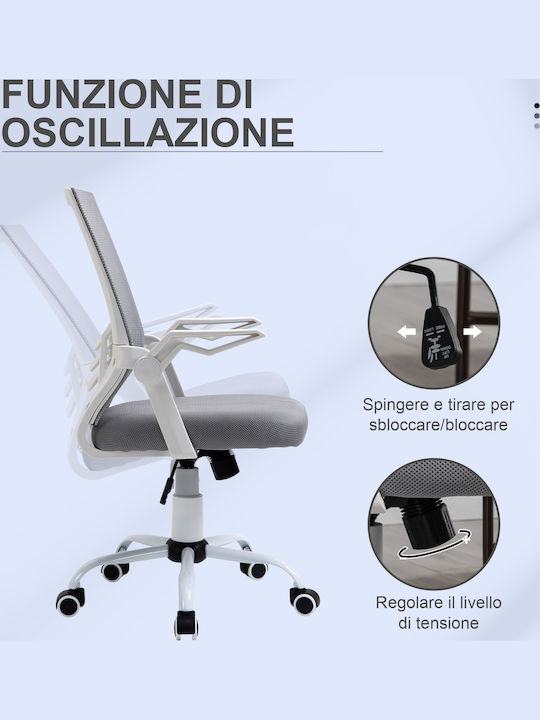 Vinsetto Scaun de Birou Gri