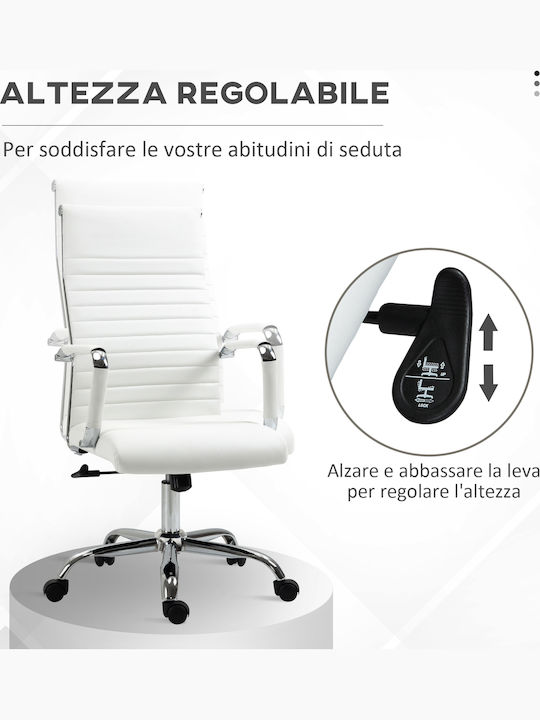 Vinsetto Office Chair with Recline White