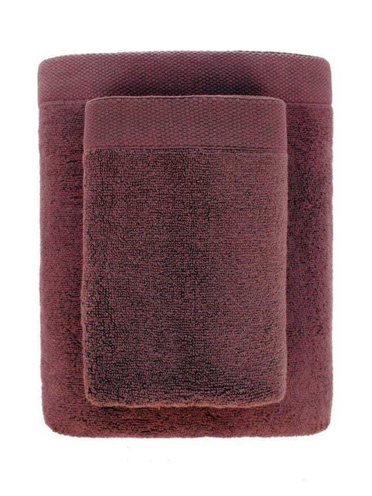 Faro Πετσέτα Σώματος 70x140εκ. Chestnut Βάρους 450gr/m²