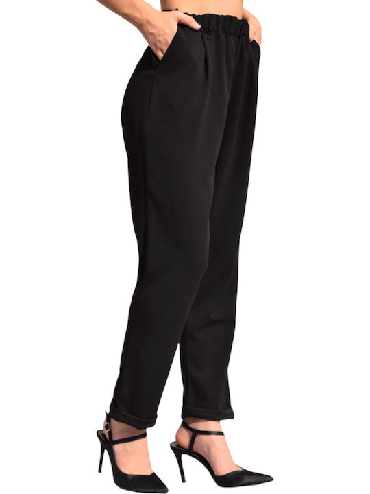 Women's Trousers Exceptional Quality Black Code del1