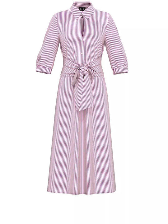 Rochii De Vară Pentru Femei Midi Rochie-Cămașă Violet