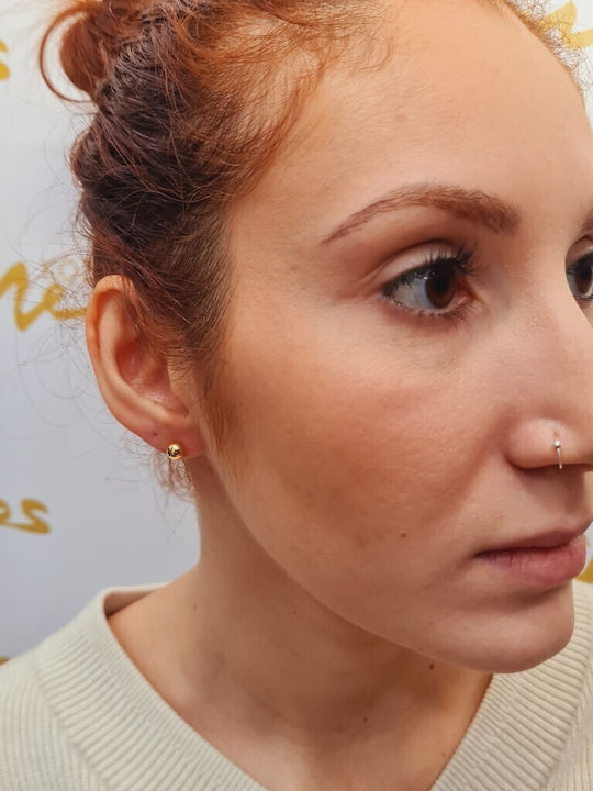 Mentzos Earrings made of Silver Gold Plated