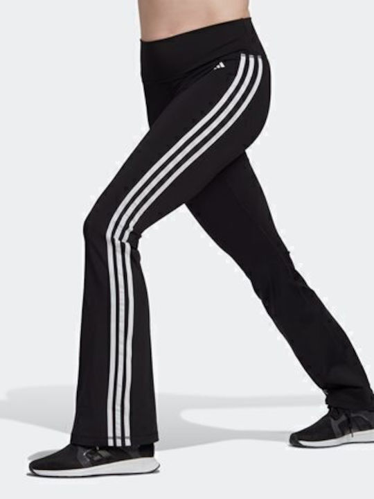 Performance High Waist Sweatpants Flared Black