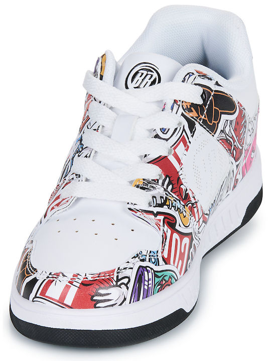 Kinder Sneakers mit Rollen Weiß