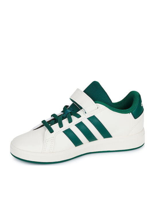 Grand Court 2.0 El C Kids Sneakers with Scratch Beige