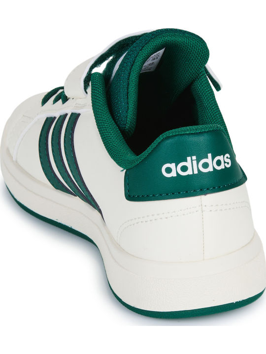 Grand Court 2.0 El C Kids Sneakers with Scratch Beige
