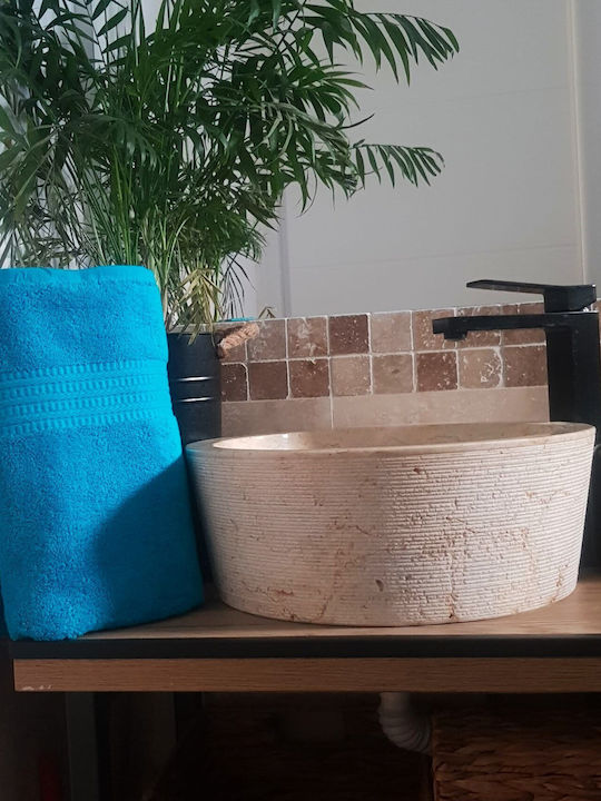 Kotonia Home Pânză De Față Rise 50x90cm Turcoaz Greutate 500gr/m²