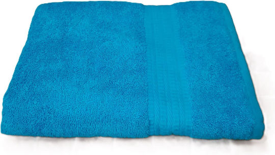 Kotonia Home Πετσέτα Προσώπου Rise 50x90εκ. Turquoise Βάρους 500gr/m²