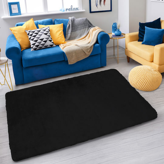 Strado Carpets Αντιολισθητικό Χαλί Ορθογώνιο Black 120x170cm