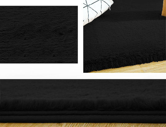 Strado Carpets Αντιολισθητικό Χαλί Ορθογώνιο Black 120x170cm