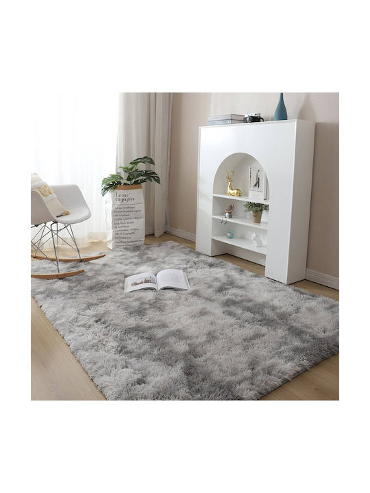 Strado Carpets Covor Rectangular Shaggy Argint