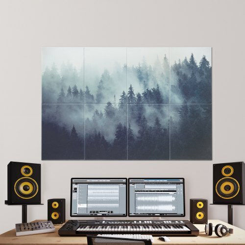 Vevor Set Of Audio Treatment Materials 8 Pieces 15.8cm x 11.8cm In Green Color