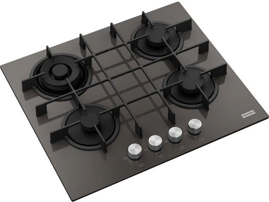 Franke Maris FHMA 604 3G DC SG C Gaskochfeld Autonom 59x51εκ. Slate Grey