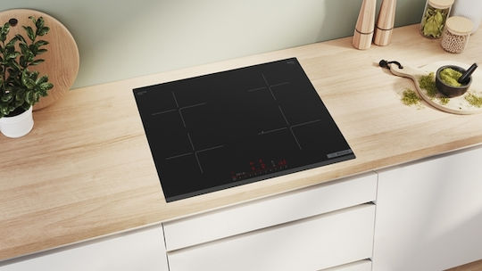 Bosch Serie 6 Smart Induction Cooktop Autonomous with Child Lock Function 59.2x52.2εκ.
