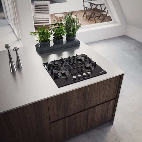 Franke Maris FHMA 604 3G DC BK C Natural Gas Cooktop Autonomous 56x48εκ.