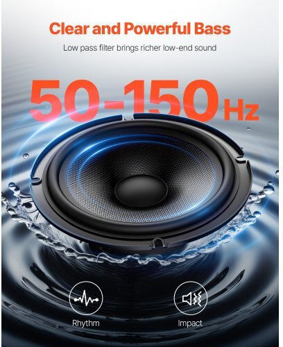 Vevor Subwoofer Αυτοκινήτου 10" 300W RMS