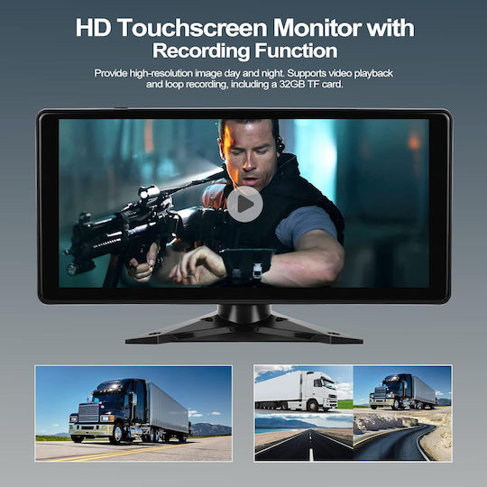 10,36" Multimedia-Hilfsbildschirm für das Dashboard des Autos mit Bluetooth