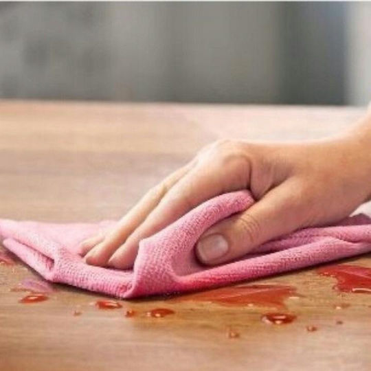 Vileda Actifibre Soft Cleaning Cloths with Microfibers General Use Pink 27x32cm
