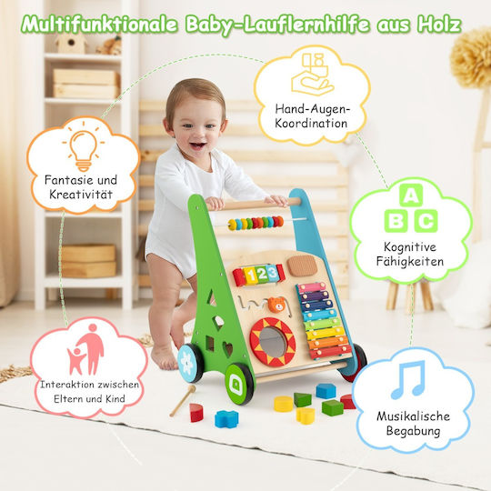 Costway Mersul în Cărucior Pentru Bebeluși TM10058 Multicoloră