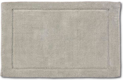 Down Town Home Bath Mat Cotton Dark Beige 60x90cm
