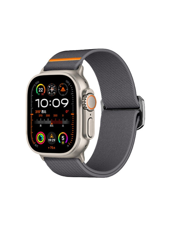 Kalebol Strap Fabric Gray (Apple Watch 10, Ultra 2, Ultra 49mm, 9, 8, 7)