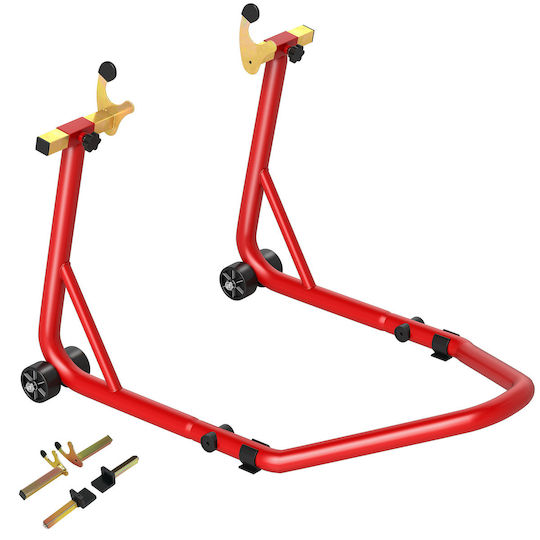 HomCom Σταντ Ανύψωσης Πίσω Τροχού Μοτοσυκλέτας με Μέγιστο Βάρος 544kg