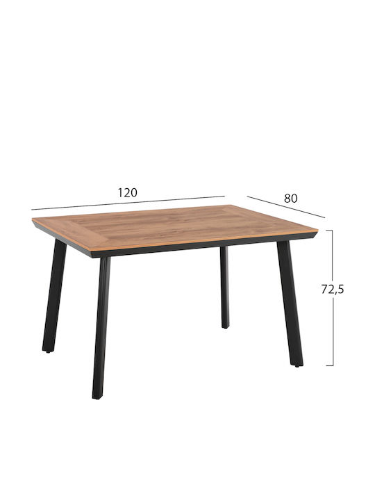 Set Sala De Mese Pentru Exterior 5 Piese Antracit