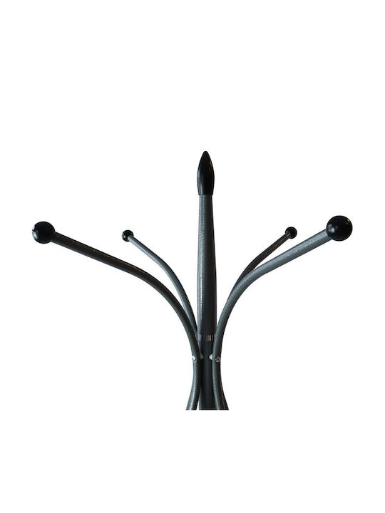 Topeshop Marble Szary Καλόγερος Μεταλλικός Γκρι 37x37x180cm