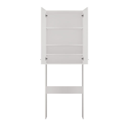 Topeshop Pola DD Ντουλάπι Μπάνιου Πλυντηρίου 64x30x183cm Λευκό
