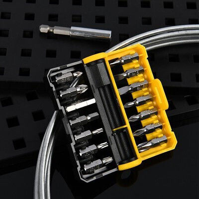 Deli Satz Schraubendreher-Bits Dl251201 Magnetische Adapter 15Stücke Dl251201