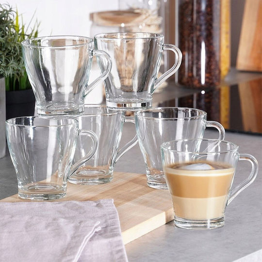 Vilde Mug Glass Transparent 250ml 6pcs