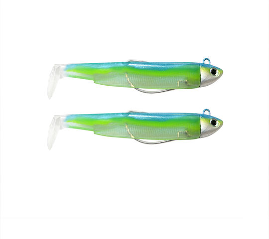 Fiiish Black Minnow Combo Shore Artificial Bait No3 12cm/12g White Red